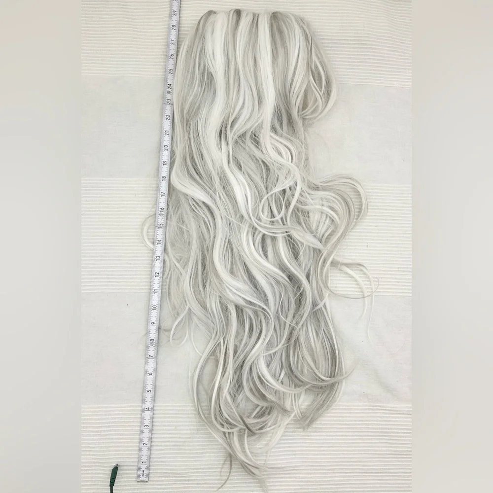 California Costumes Long Silver Wig - Picture 5 of 16